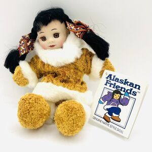 Alaskan Friends Doll Genuine Native Style Doll Girl Eskimo Hand Crafted NEW